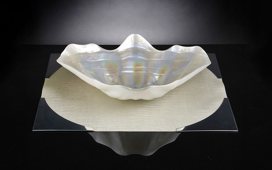 garden-inspired plate