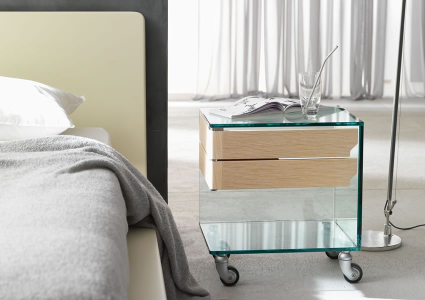 glass bedside table shop 1