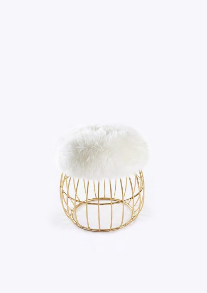 hollywood style pouf