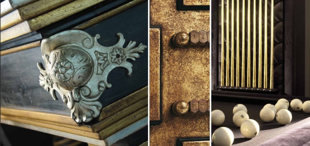 Italian billiard tables