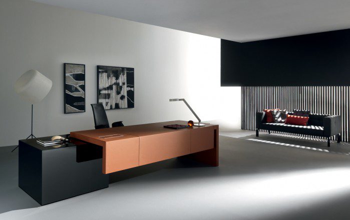 luxury leather desks