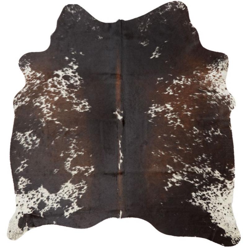 leather natural rug