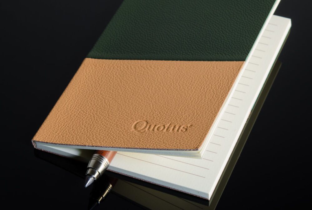 Notebooks made of genuine leather