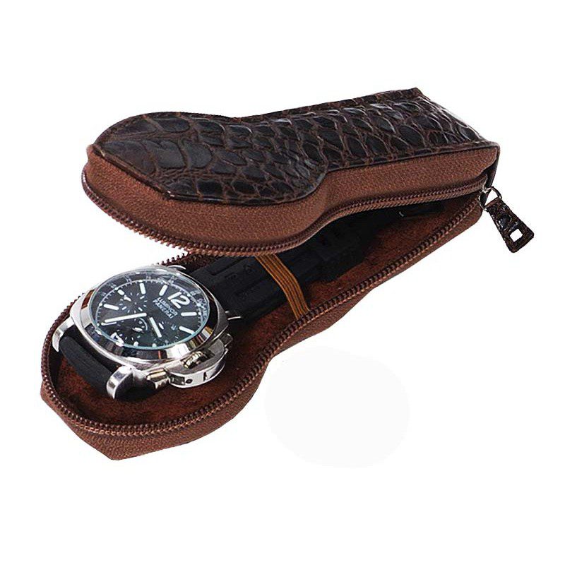 leather watch case