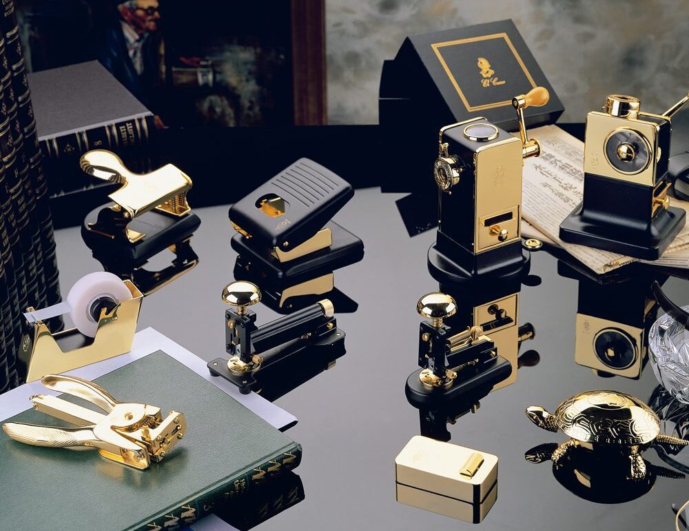 elegant office and stylish desk accessories