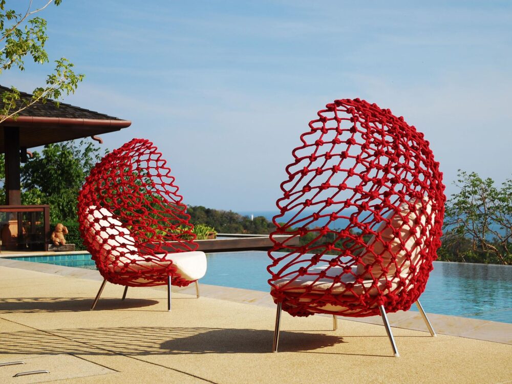 luxury patio armchairs