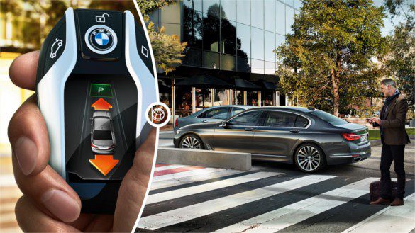 new BMW 7 parking system