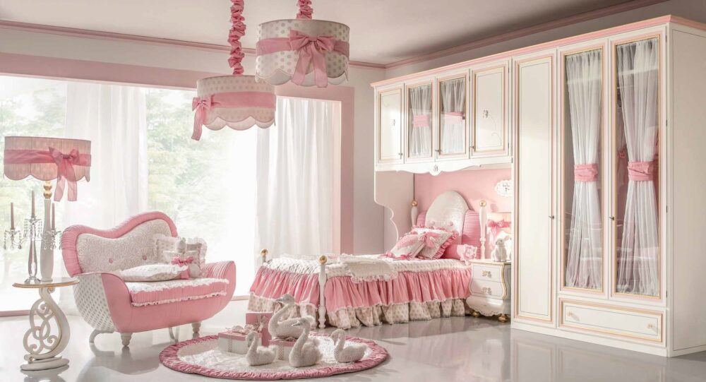 but a beautiful Italian bedroom for girls