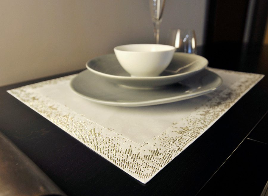 placemat for festive tableware