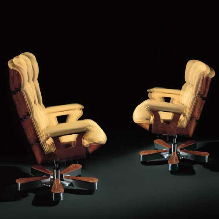 premium leather office armchair