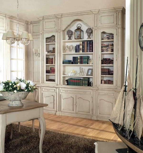 Provençal-style library