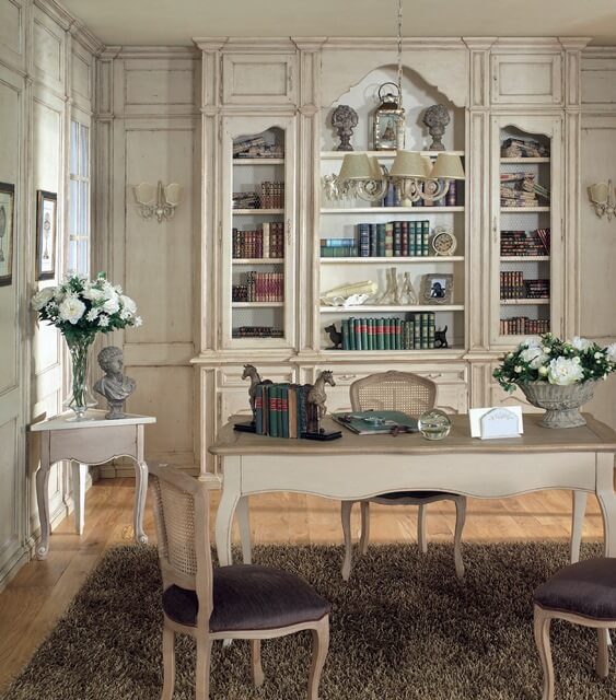 What furniture should you choose for a Provençal-style office? If you’re not sure, read on
