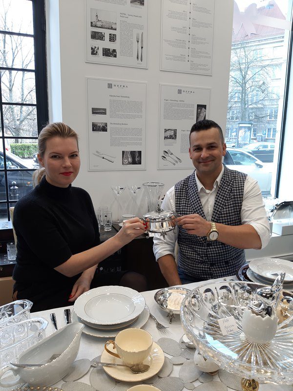 silver-plated cutlery hefra