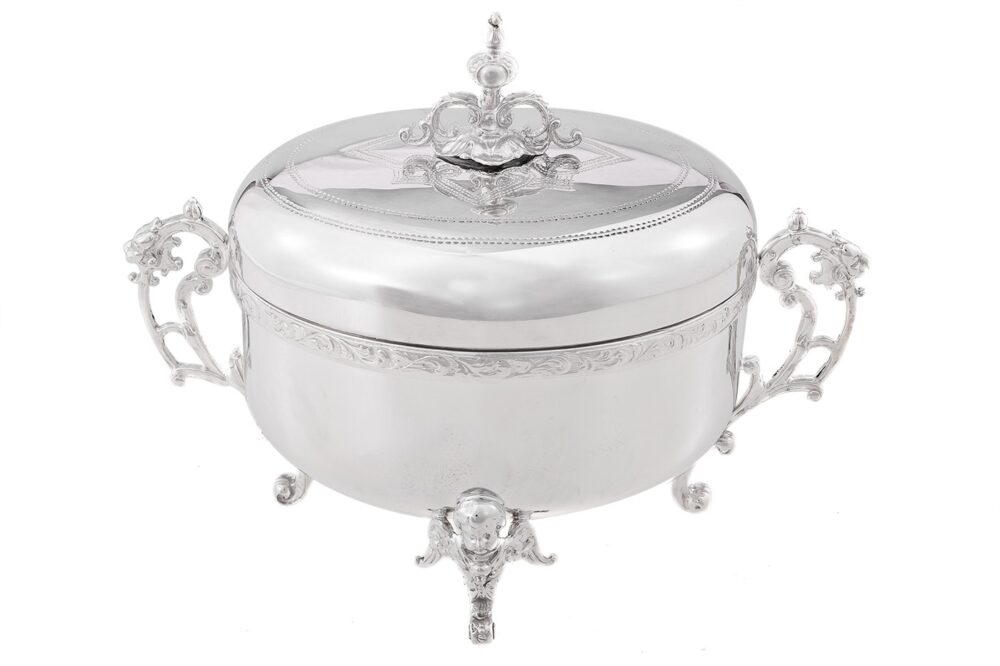 hefra silver sugar bowl