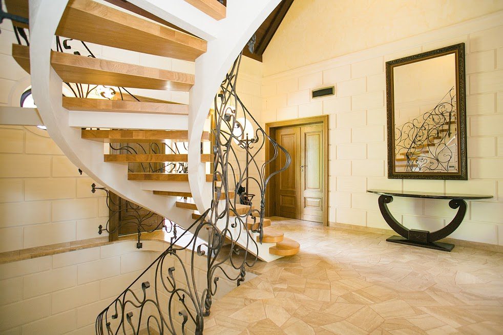 stylish manor with waterfront