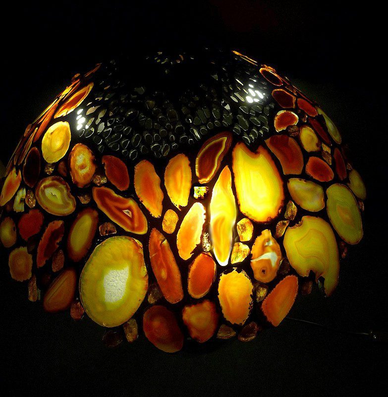 Tiffany-style table lamp