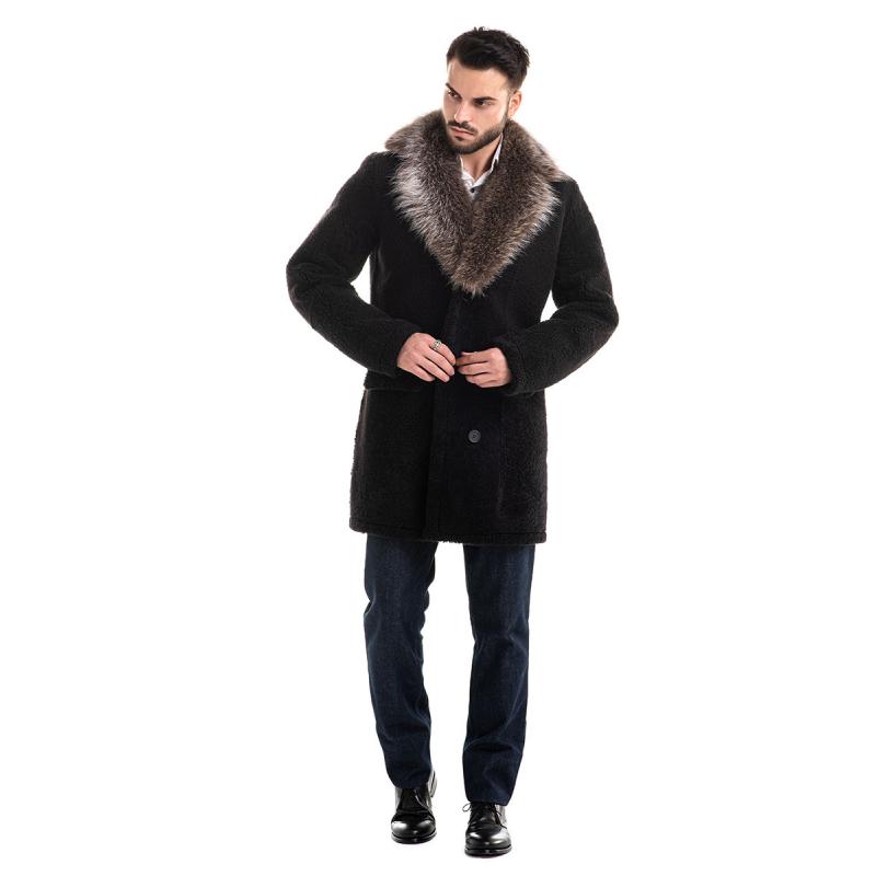 trendy men's leather coats
