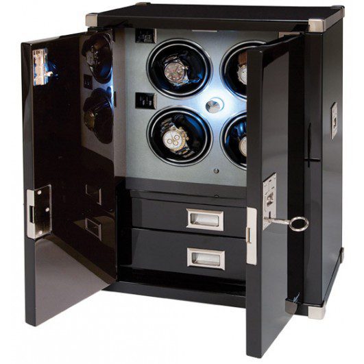 black watch winder for four watches