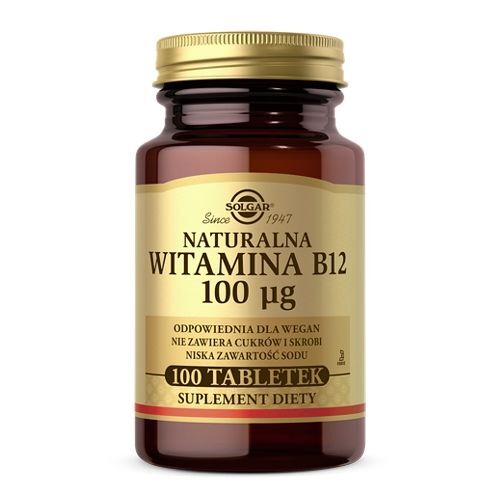 Solgar Natural Vitamin B12 100 µg Tablets x 100 pcs.2