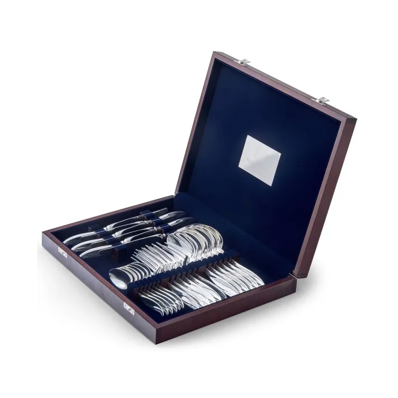 Are the Cutlery Pieces Solid Silver or Silver-Plated in the Case