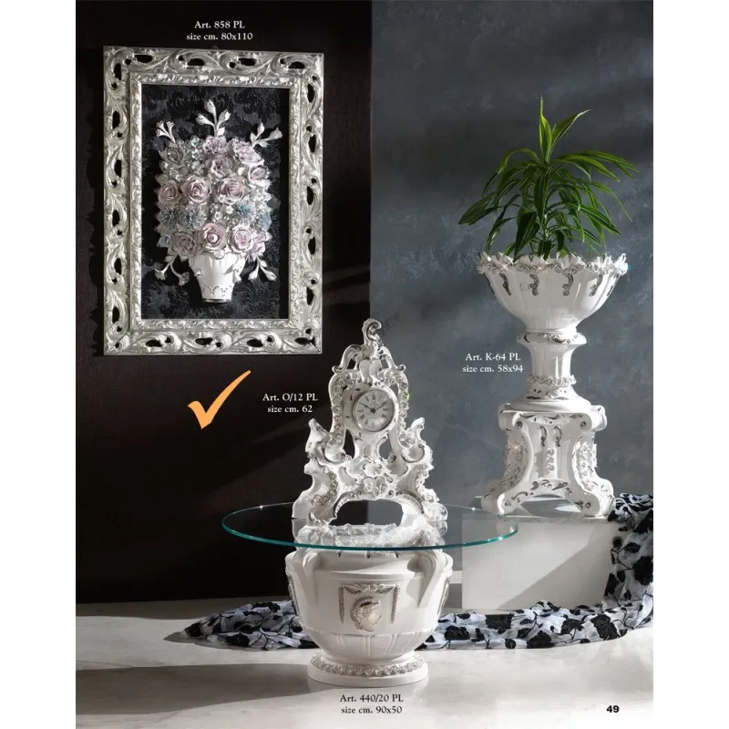 Ceramics Decorative Clock