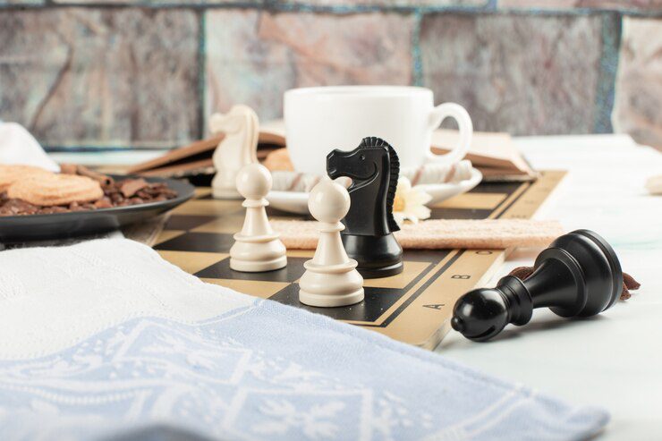 Chess Pieces On The Chessboard 114579 6039