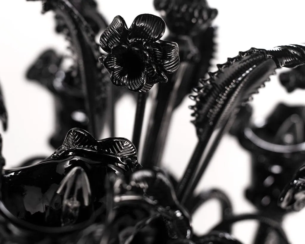 Multiform Refined Details in Murano Chandelier