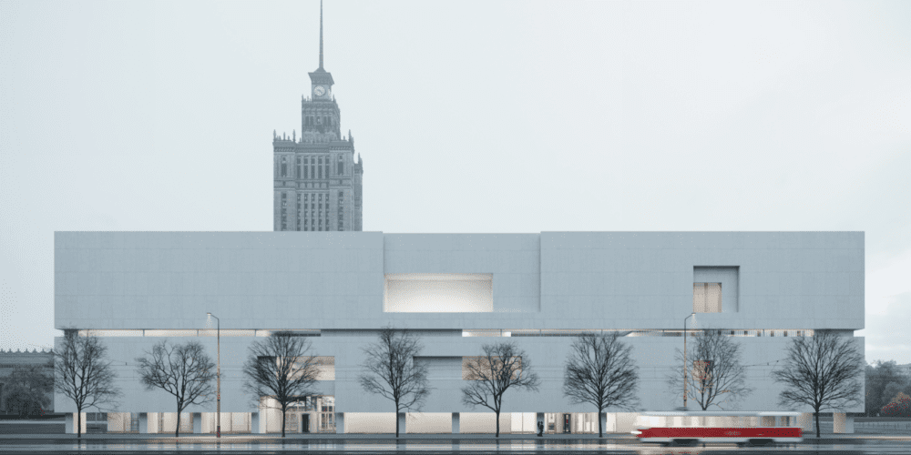 Museum of Modern Art in Warsaw from the Outside