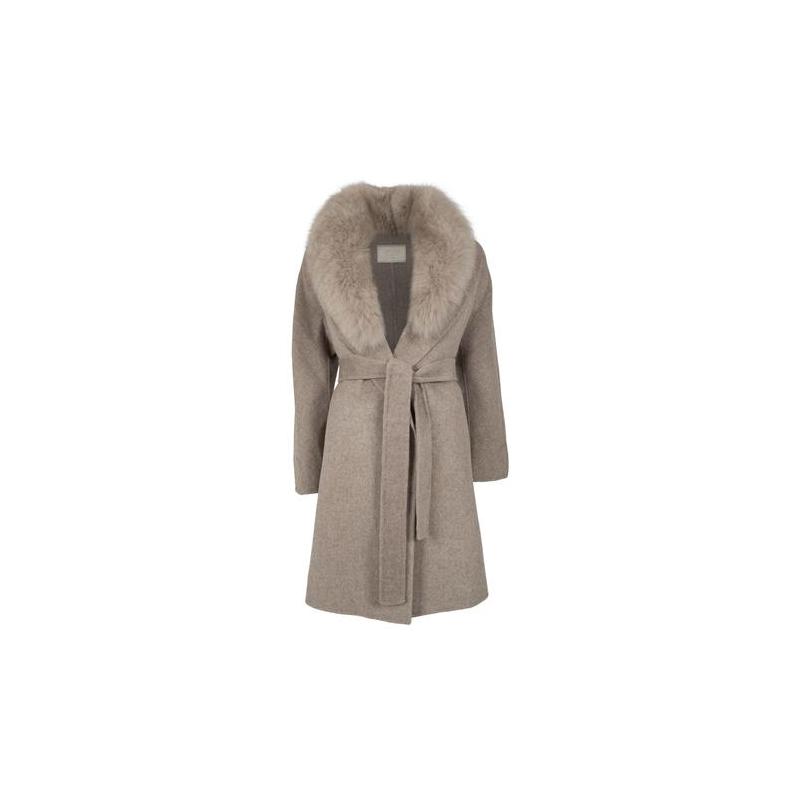 Real Fox Fur Coat Elegant