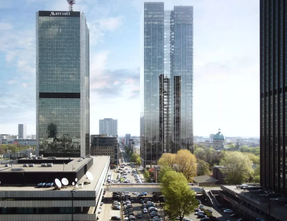 Roma Tower – a new skyscraper on a church-owned plot in the city center