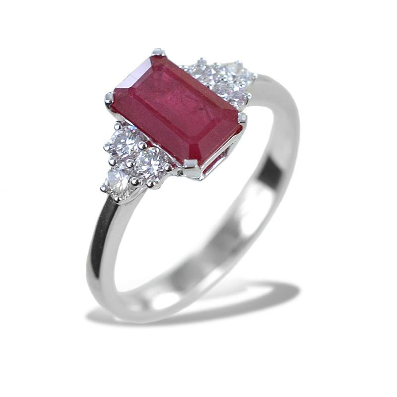 Ruby and Diamond Ring as a Gift