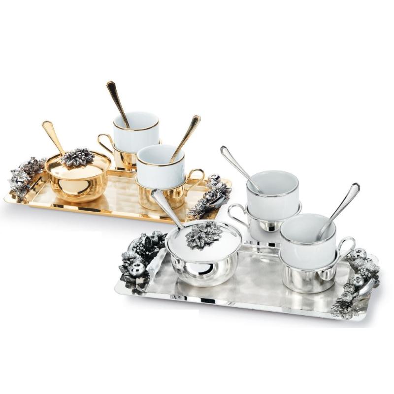 Serving Coffee and Tea Set for Two