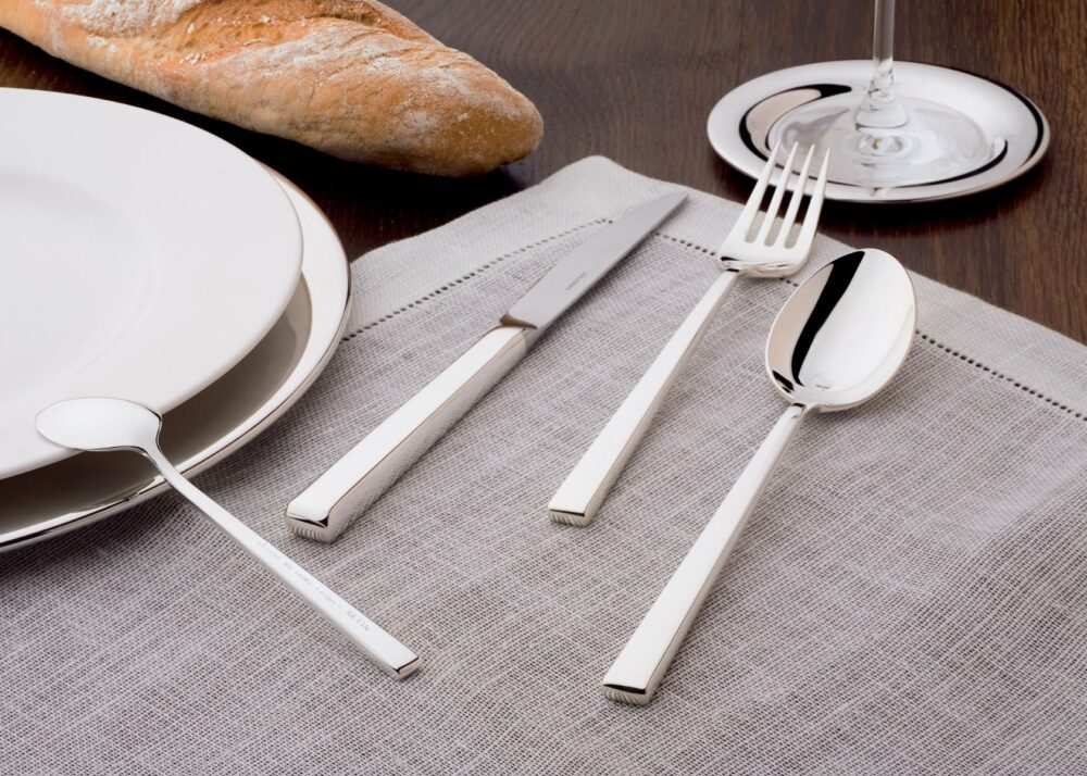 Silver Spoon on the Table