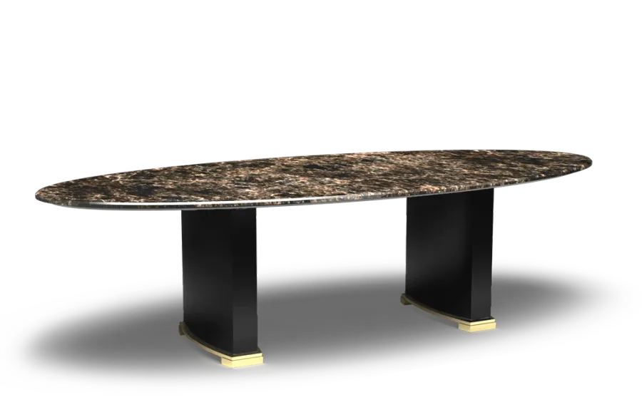 Table for an Elegant Dining Room with a Marble Top