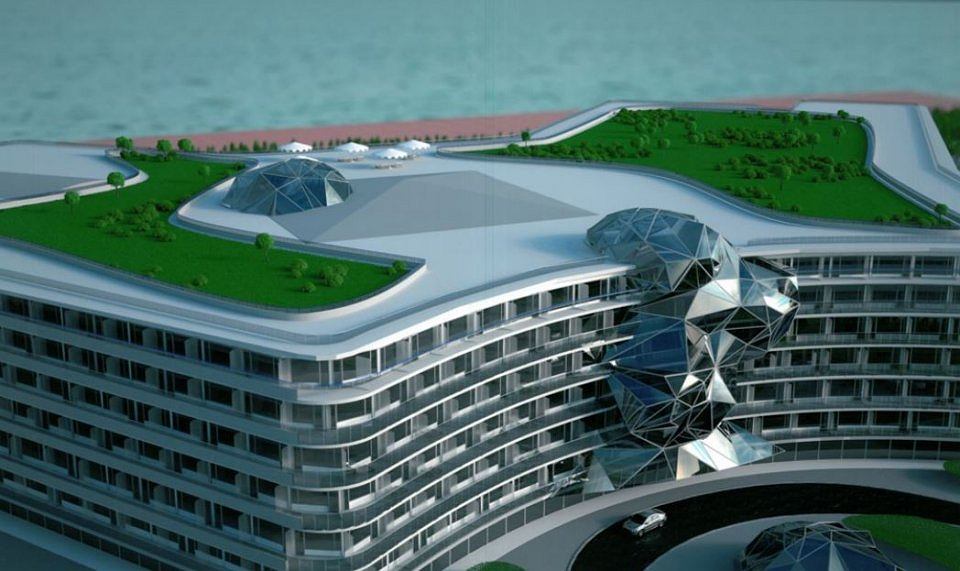 Z21303550v Visualization of the Golebiewski Hotel That Was Supposed to Be Built