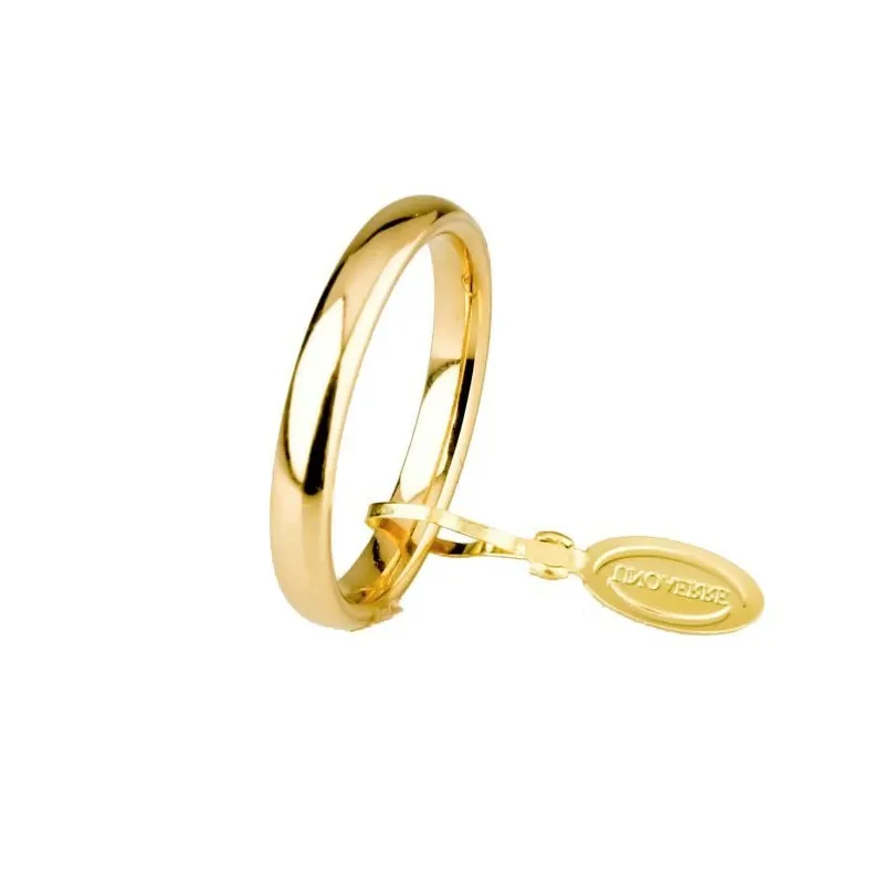Italian Gold Wedding Band for Men