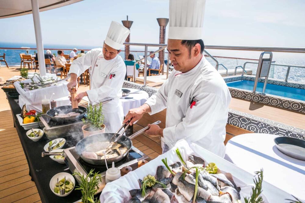 Cruise Ship Kitchen